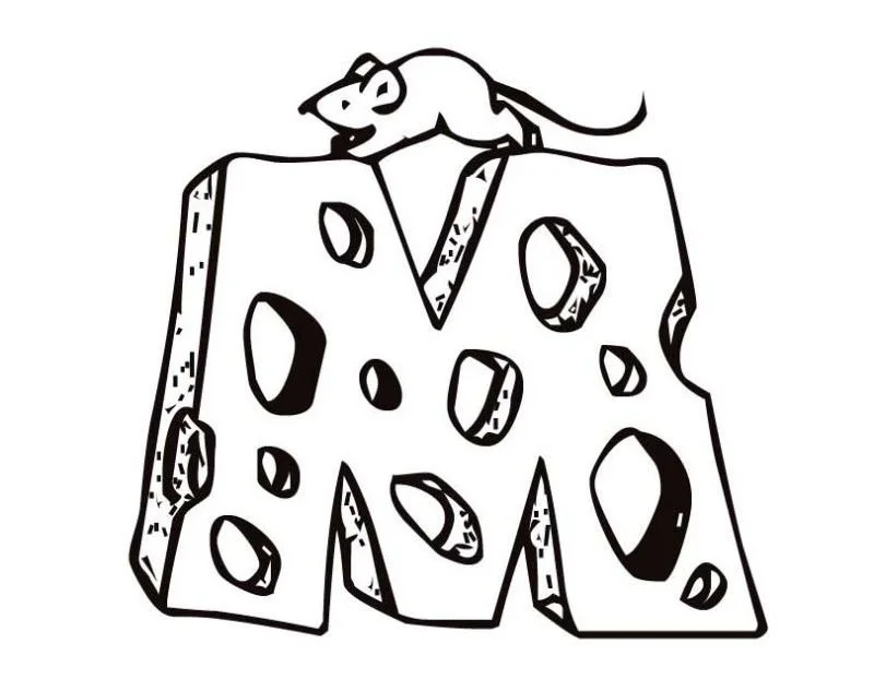 Letter M Coloring Pages 12