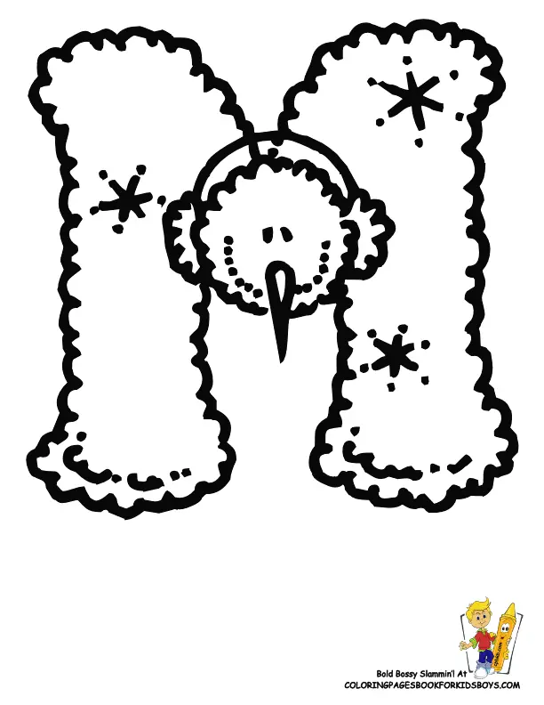 Letter M Coloring Pages 19