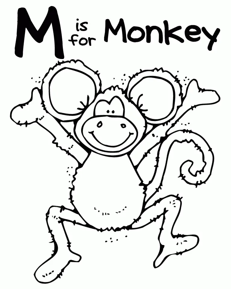 Letter M Coloring Pages 22