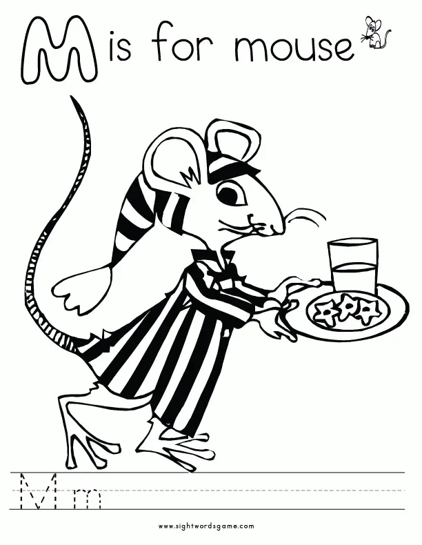 Letter M Coloring Pages 24