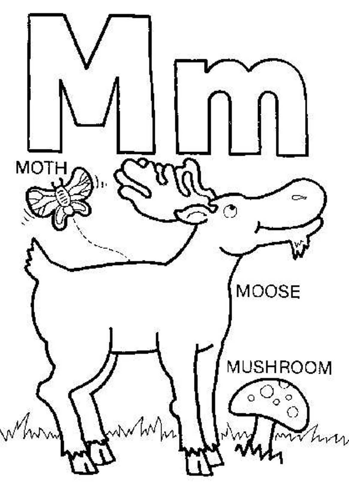Letter M Coloring Pages 30