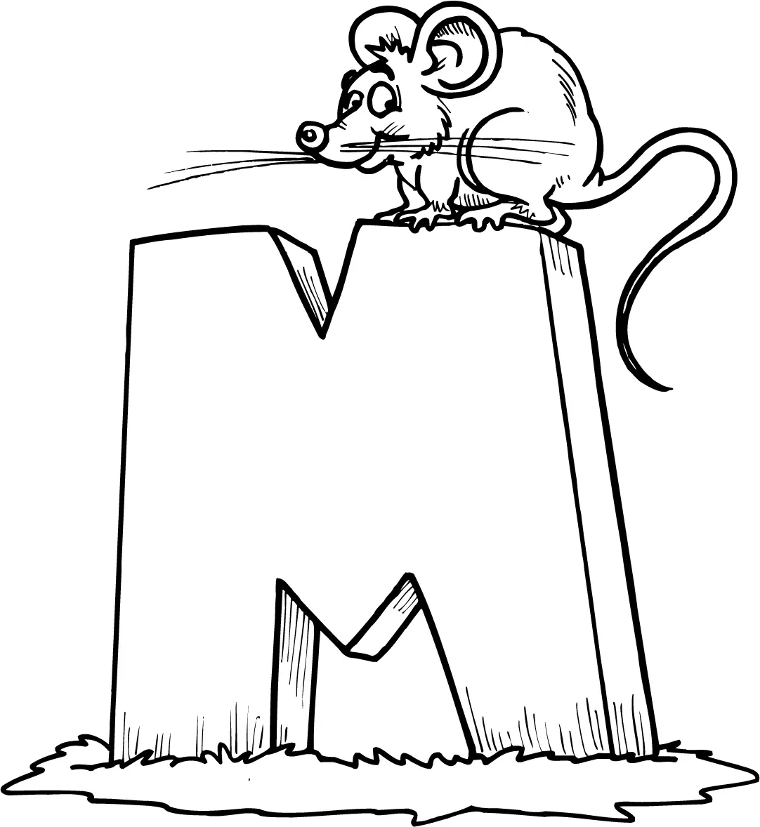 Letter M Coloring Pages 31