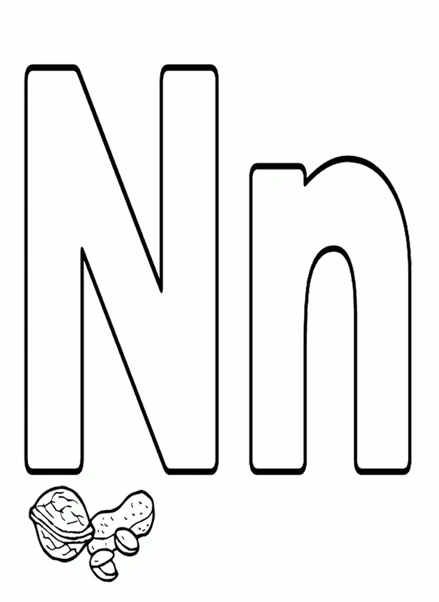 La Letra N Para Colorear 26