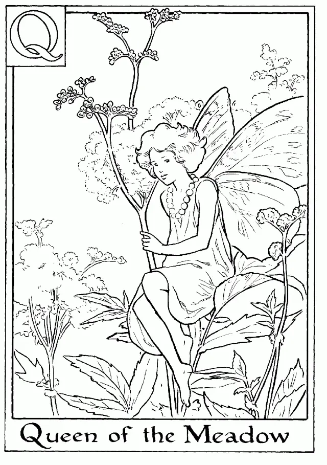 Letter Q Coloring Pages 19