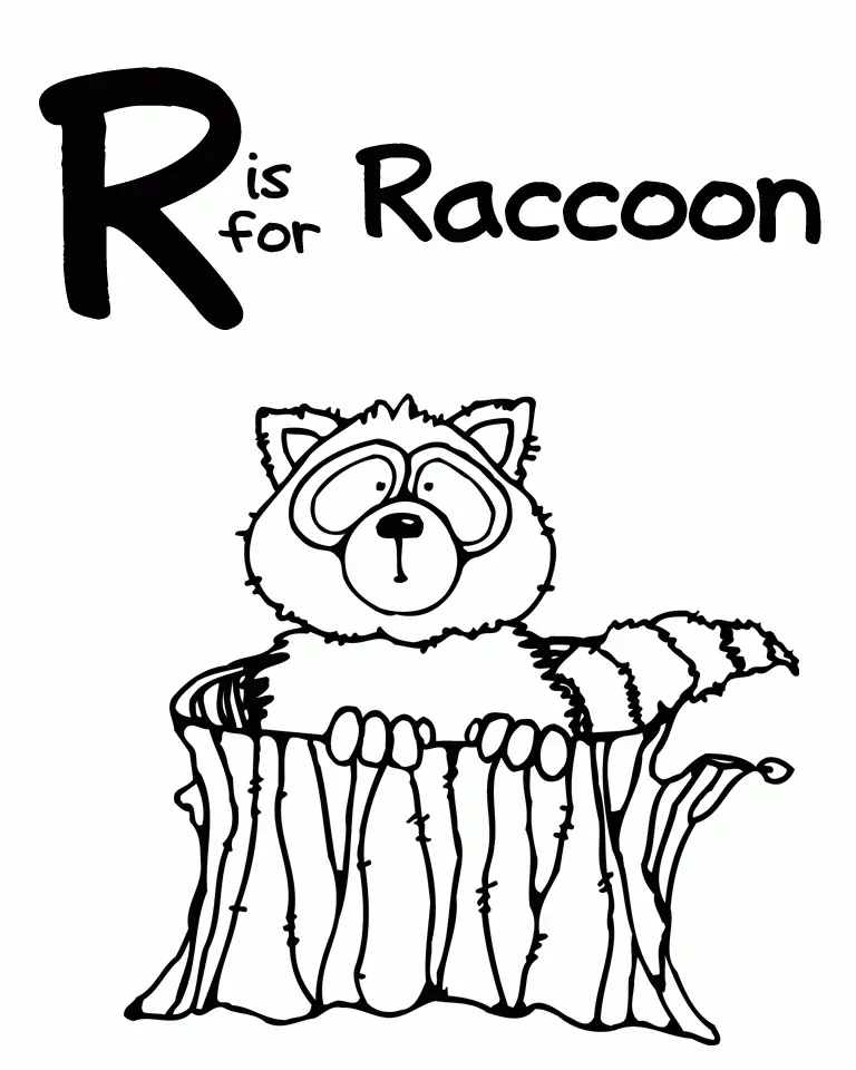 Letter R Coloring Pages 17