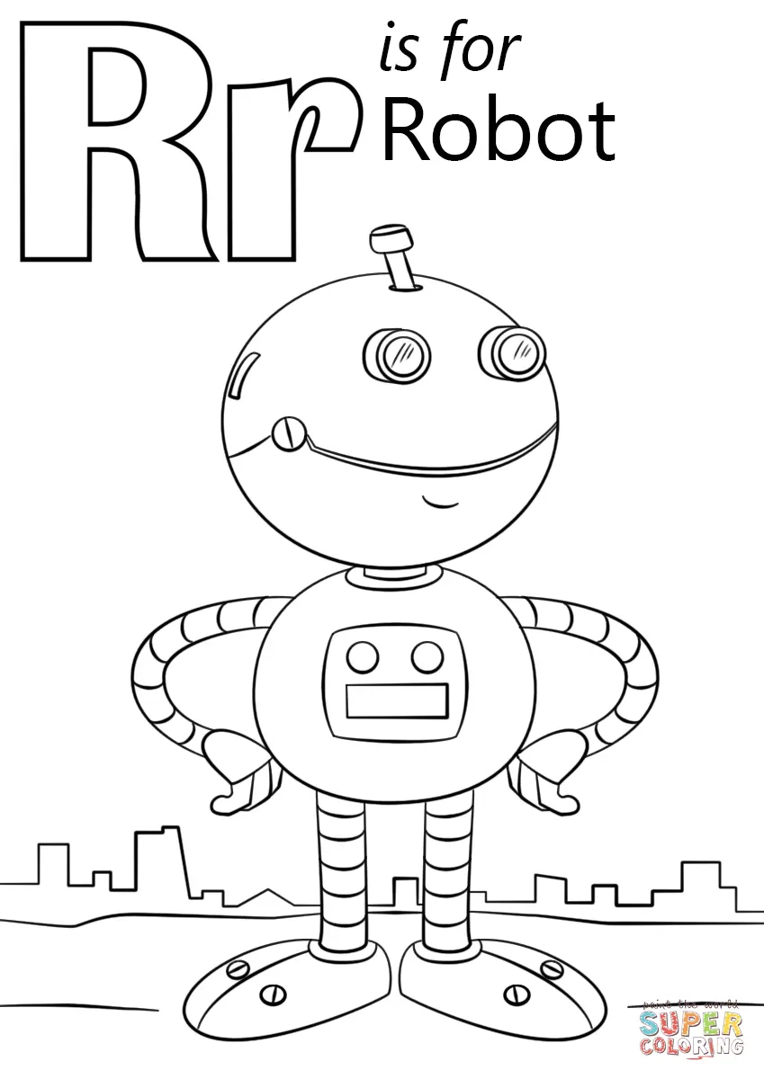Letter R Coloring Pages 32