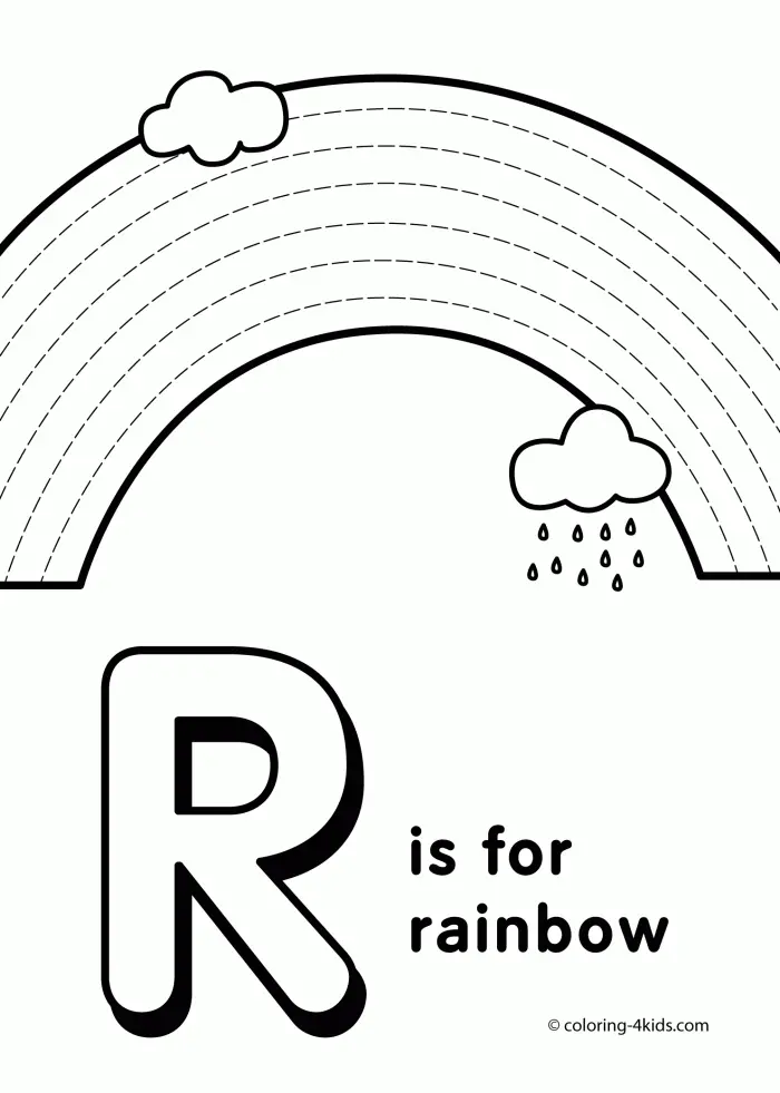 Letter R Coloring Pages 41