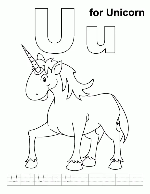 Letter U Coloring Pages 11