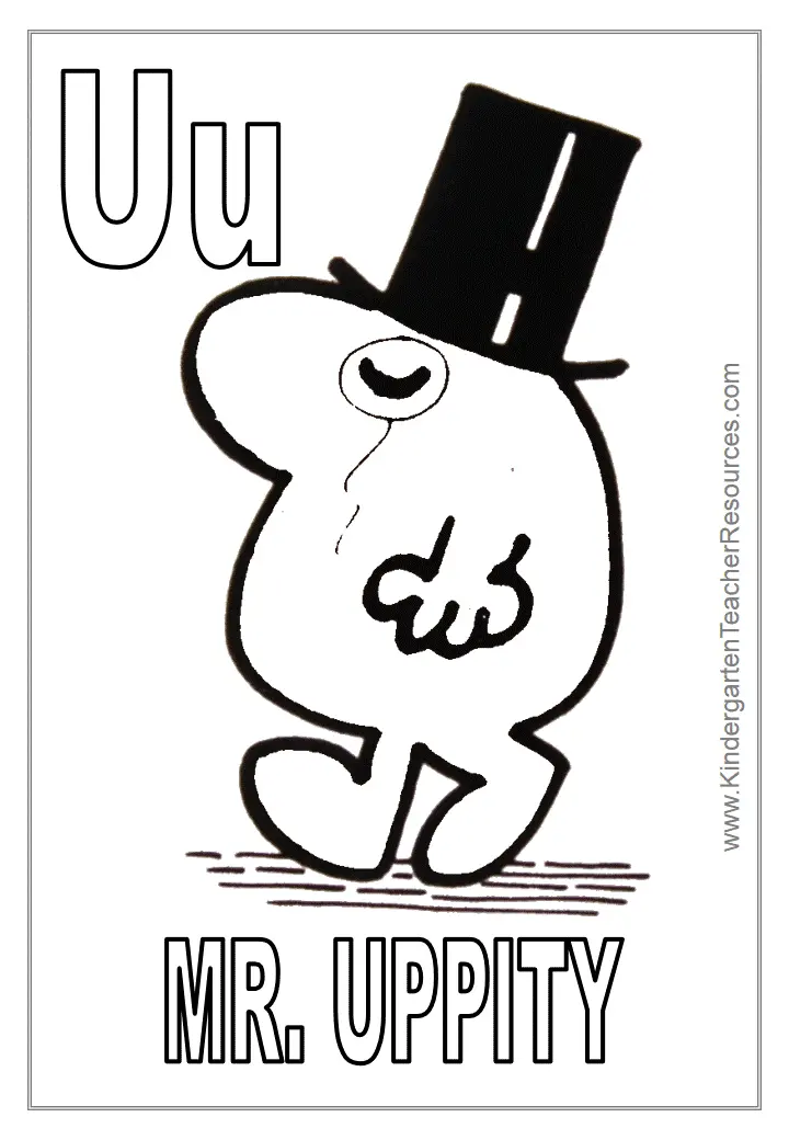Letter U Coloring Pages 14