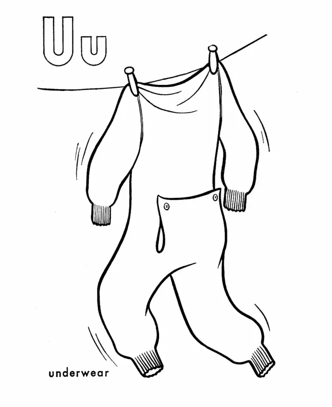 Letter U Coloring Pages 4