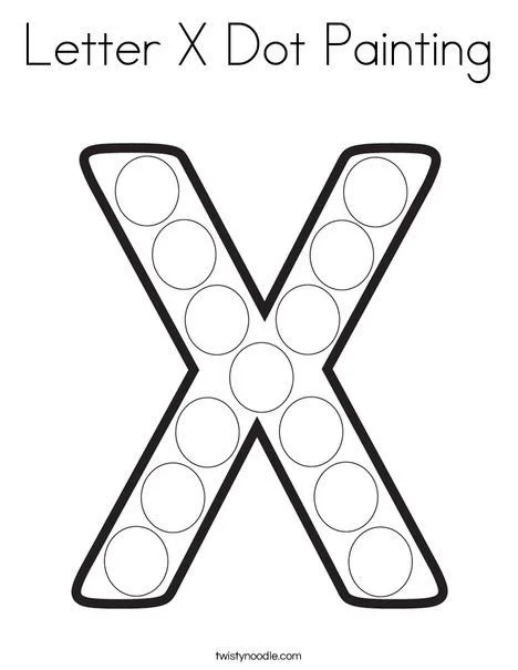 Buchstabe X Ausmalbilder 27