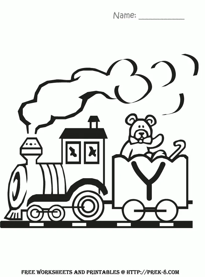 Letter Y Coloring Pages 16