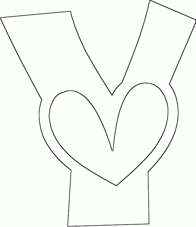 Letter Y Coloring Pages 4