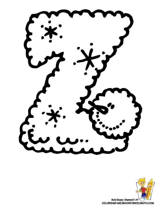 Buchstabe Z Ausmalbilder 14