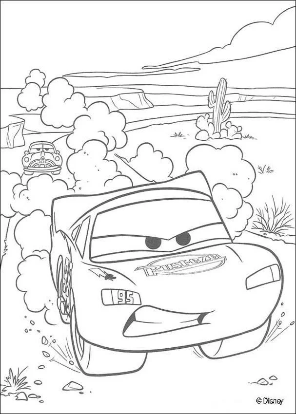 Rayo Mcqueen Para Colorear 10