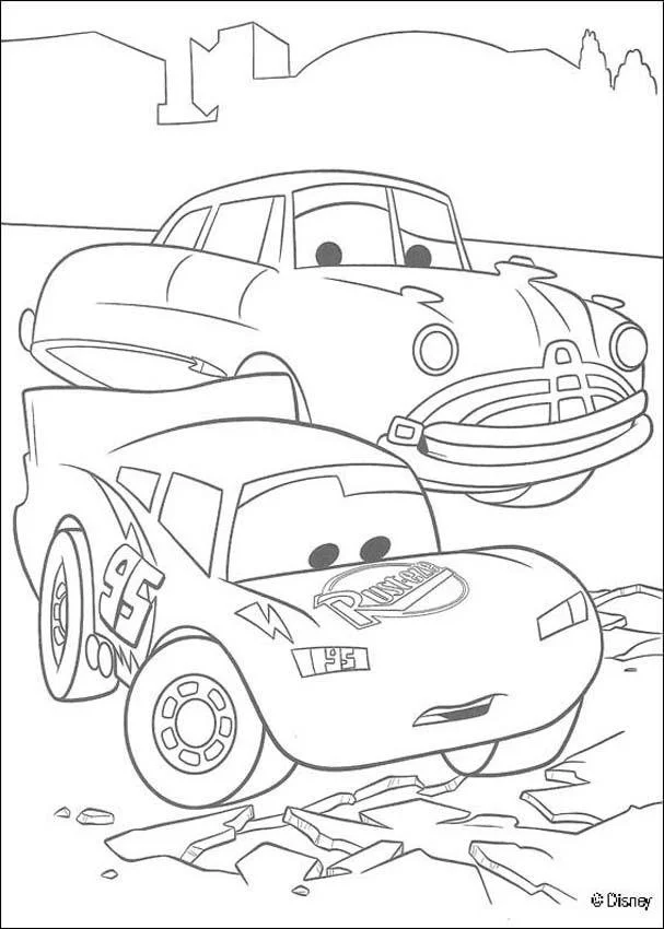 Rayo Mcqueen Para Colorear 11