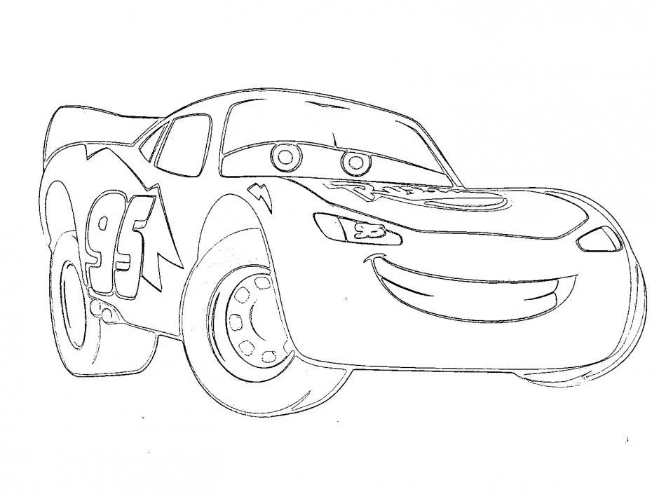 Rayo Mcqueen Para Colorear 15