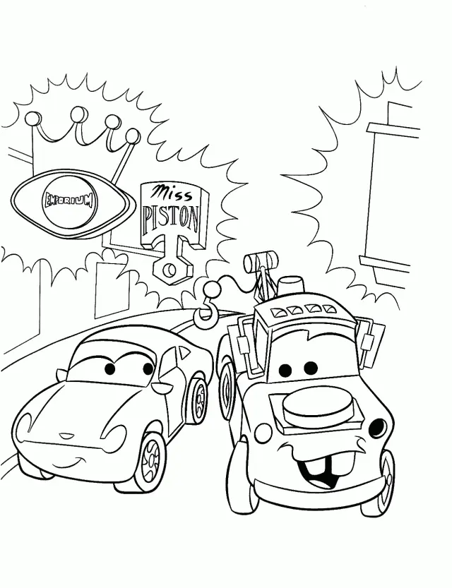 Rayo Mcqueen Para Colorear 21