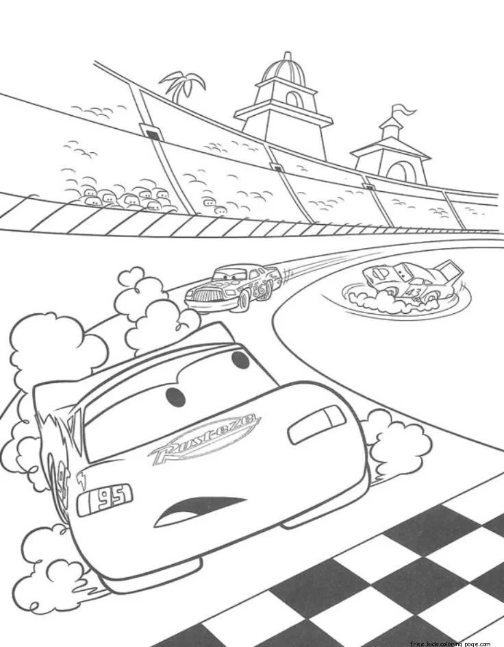 Rayo Mcqueen Para Colorear 25