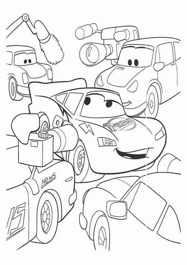 Rayo Mcqueen Para Colorear 27