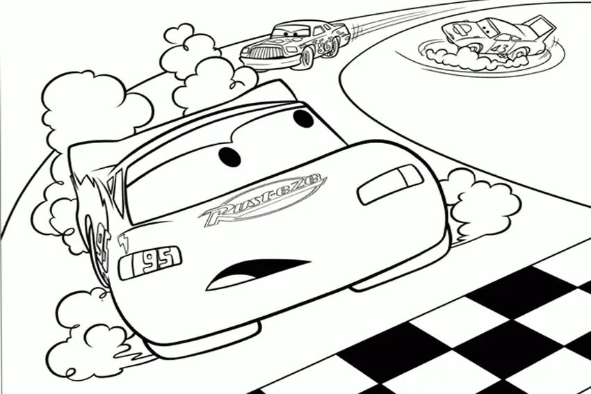 Rayo Mcqueen Para Colorear 29