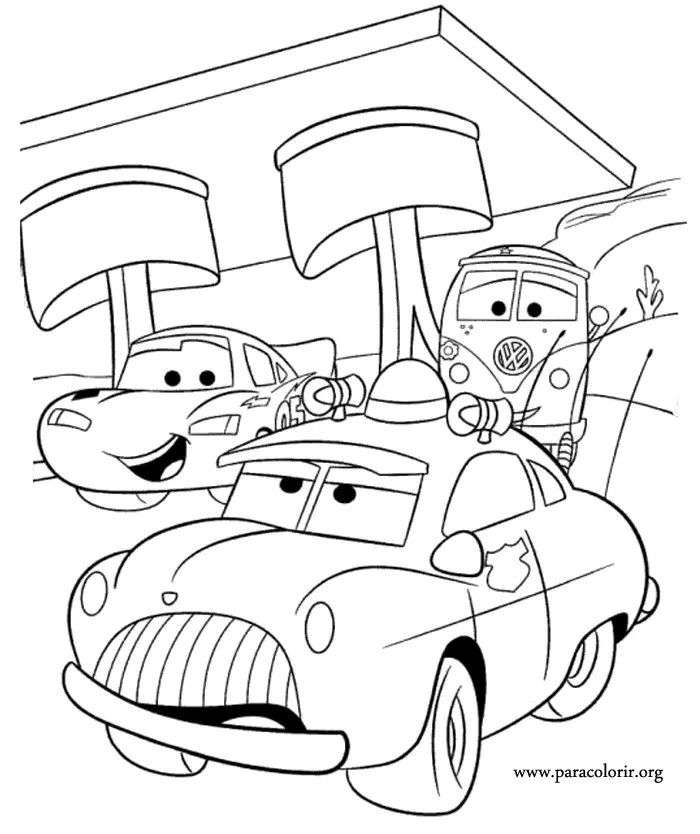 Rayo Mcqueen Para Colorear 4