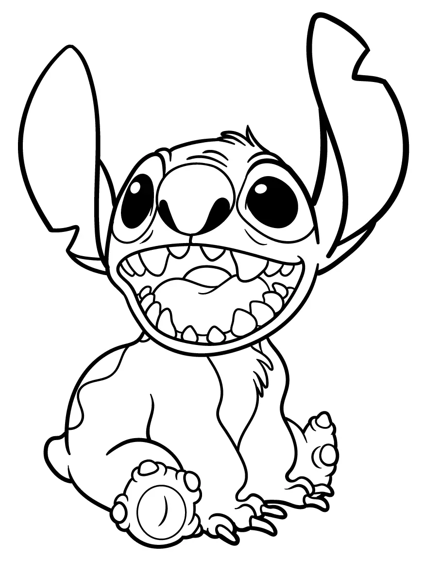 Lilo und Stitch Ausmalbilder 13