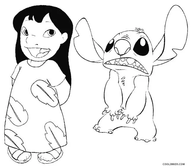 Lilo und Stitch Ausmalbilder 22