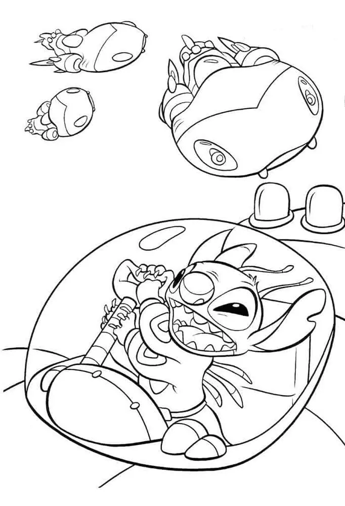 Lilo und Stitch Ausmalbilder 32