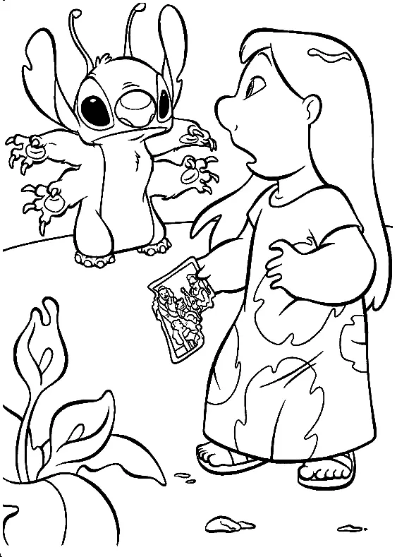 Lilo und Stitch Ausmalbilder 33