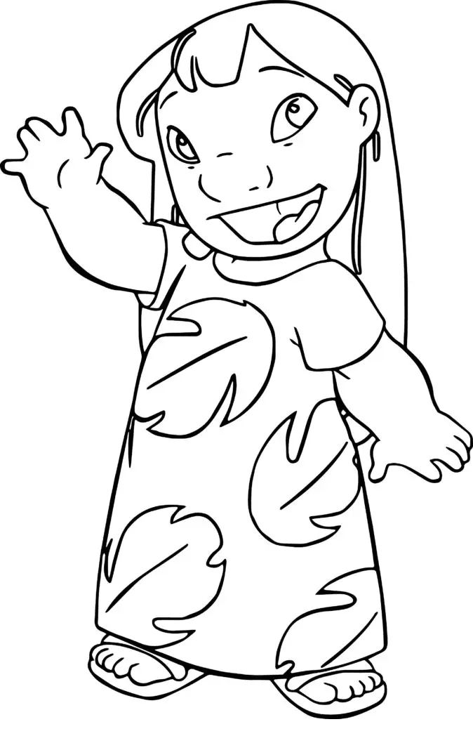 Lilo und Stitch Ausmalbilder 37