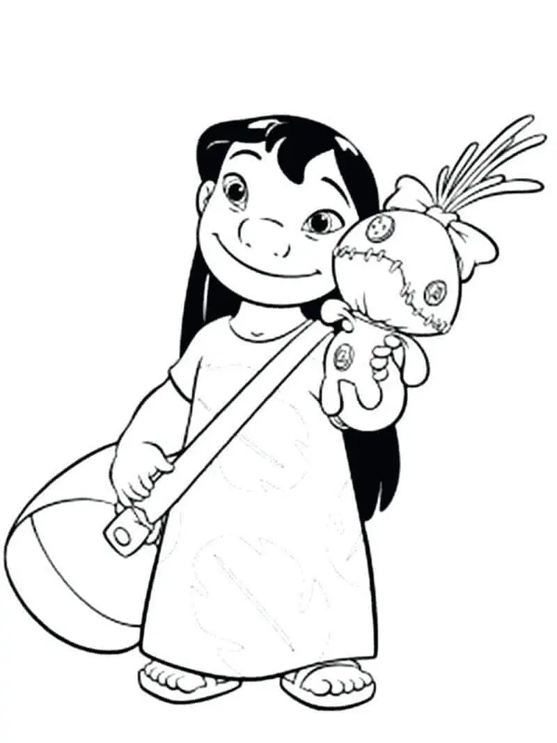 Lilo und Stitch Ausmalbilder 39