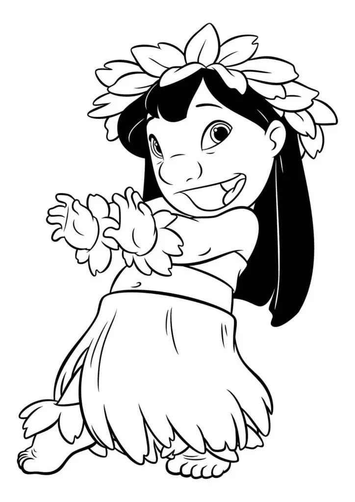 Lilo und Stitch Ausmalbilder 48