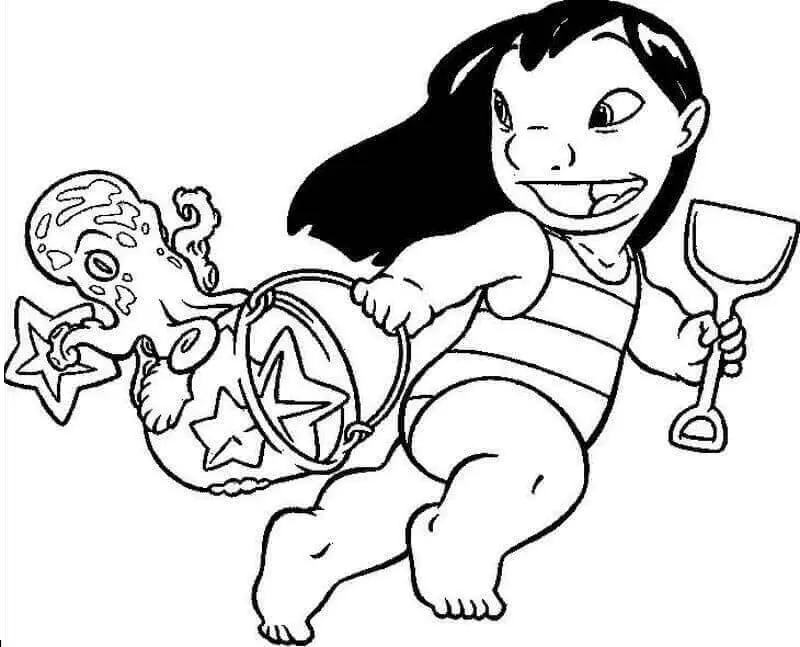 Lilo und Stitch Ausmalbilder 55