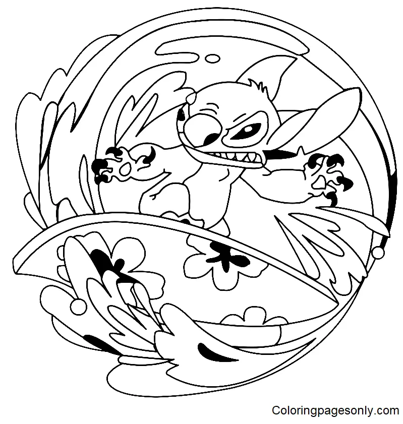 Lilo und Stitch Ausmalbilder 63