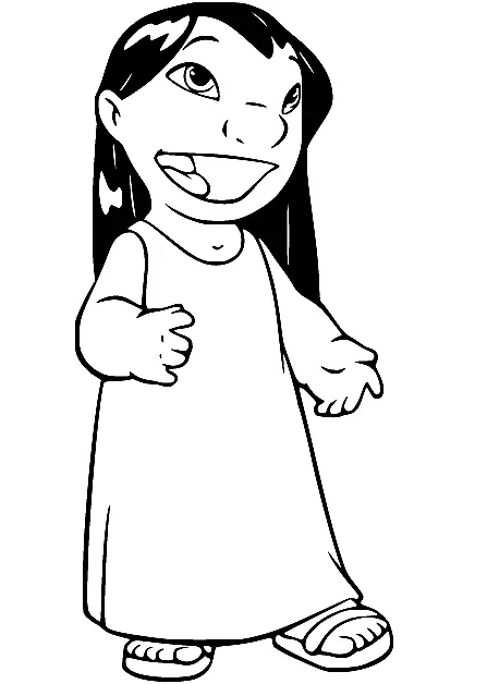 Lilo und Stitch Ausmalbilder 77