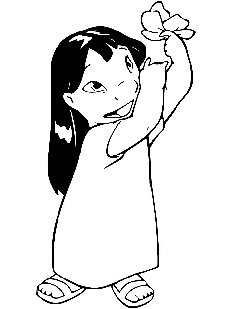 Lilo Y Stitch Para Colorear