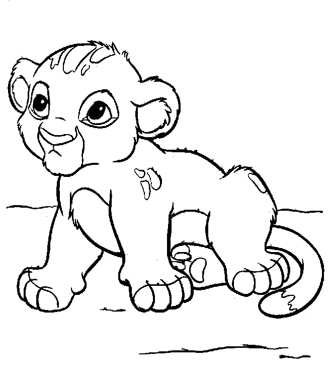 Lion Coloring Pages 1