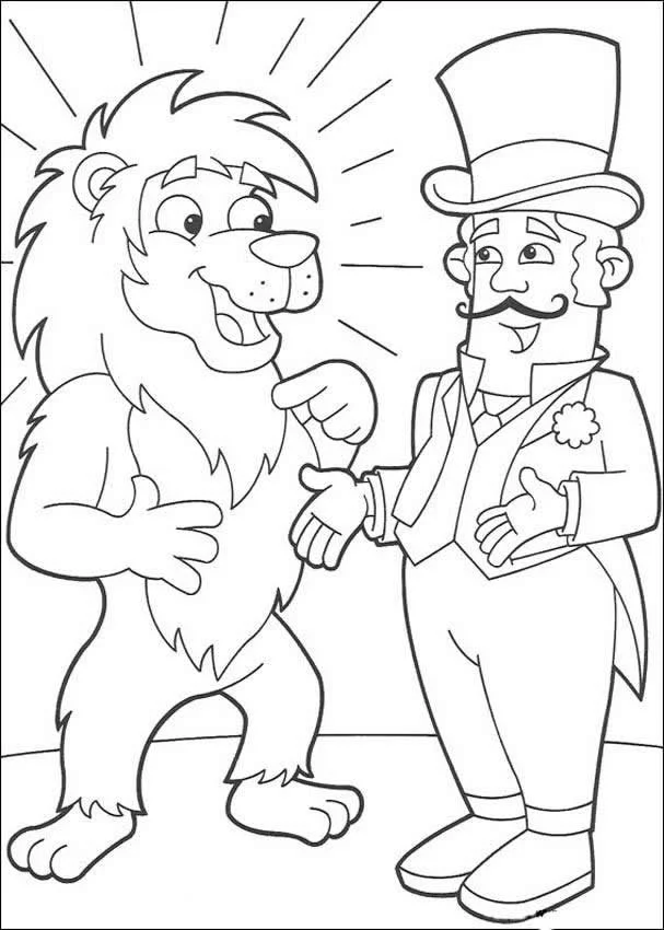 Lion Coloring Pages 106