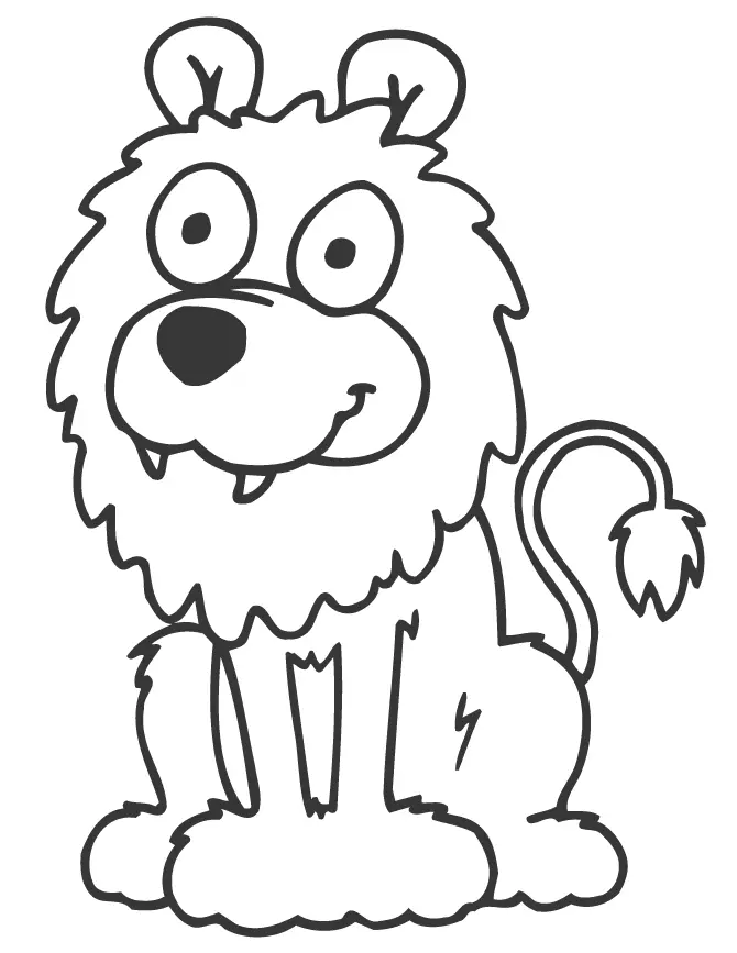 Lion Coloring Pages 117