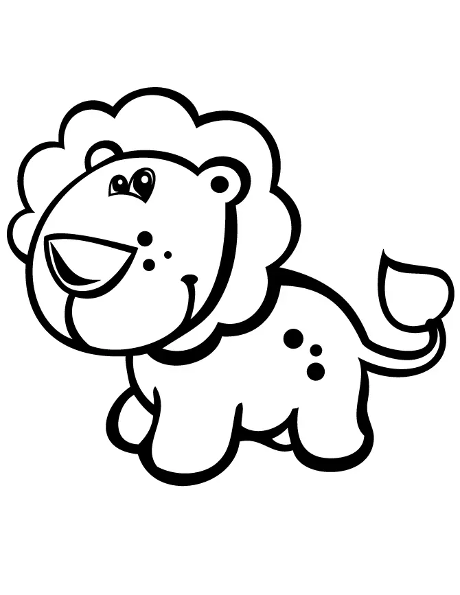 Lion Coloring Pages 132