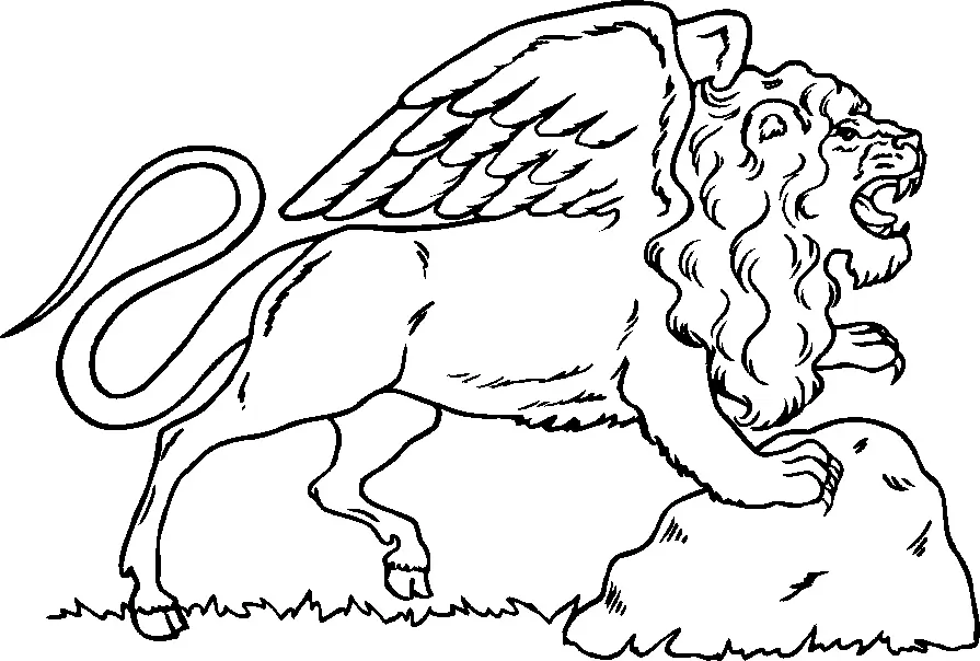 Lion Coloring Pages 135