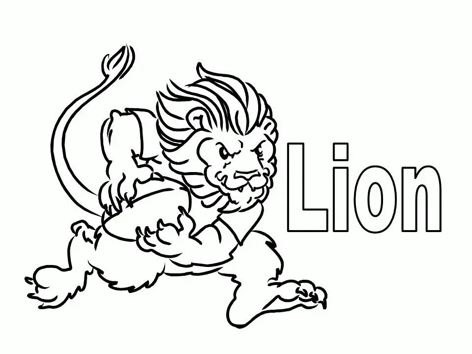 Lion Coloring Pages 25