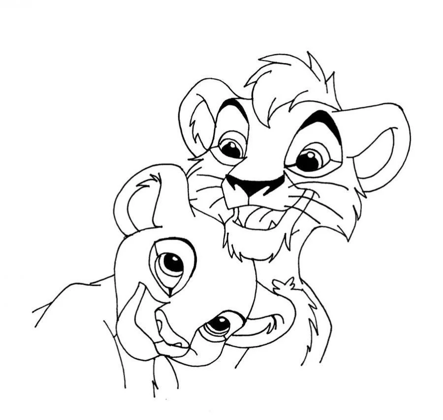 Lion Coloring Pages 45