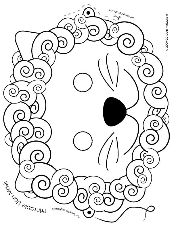 Lion Coloring Pages 64