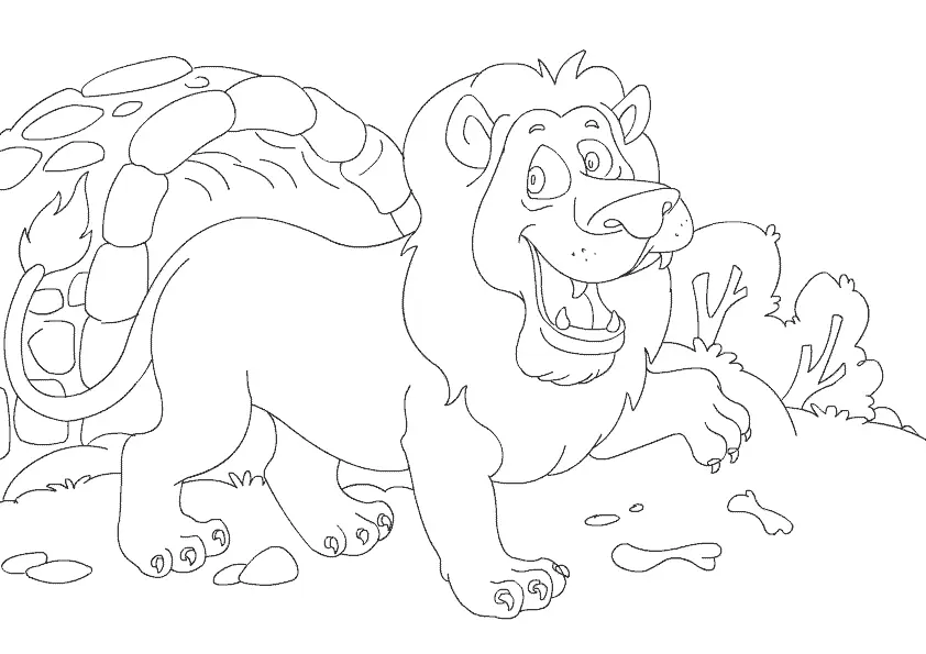 Lion Coloring Pages 97
