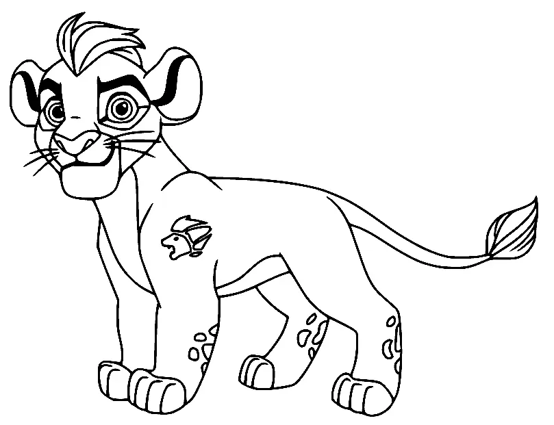 La Guardia Del Leon Para Colorear 13