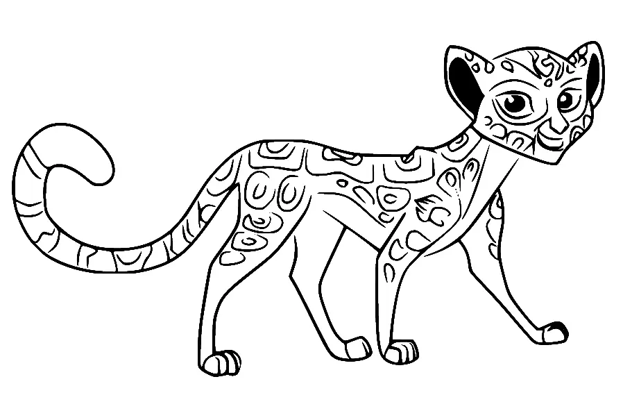 La Guardia Del Leon Para Colorear 36