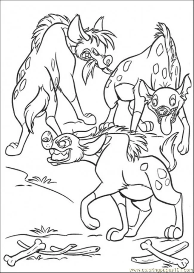 El Rey Leon Para Colorear