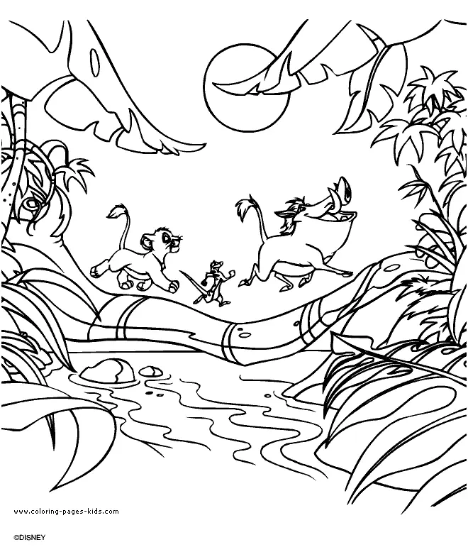 Desenhos de Rei Leao Para Colorir 5